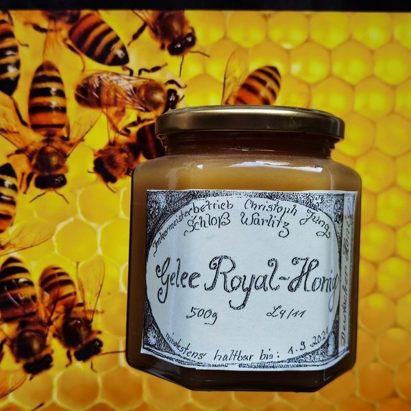 Gelee Royal mit Honig 500g. Nahrungsergänzung